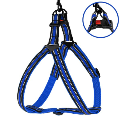 Bronzedog Mesh Стандартна шлея для собак, синя