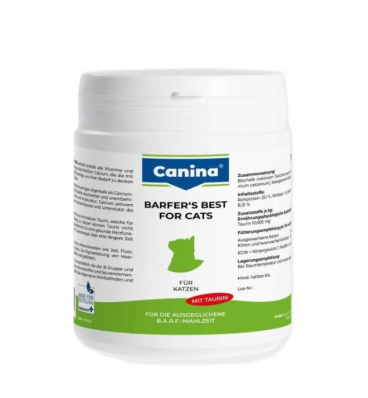 Canina Barfers Best Cat - вітамінно-мінеральний комплекс для котів при натуральному годуванні