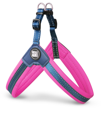 Max & Molly Urban Pets Q-Fit Harness Matrix Pink Шлея для собак з світловідбивними швами