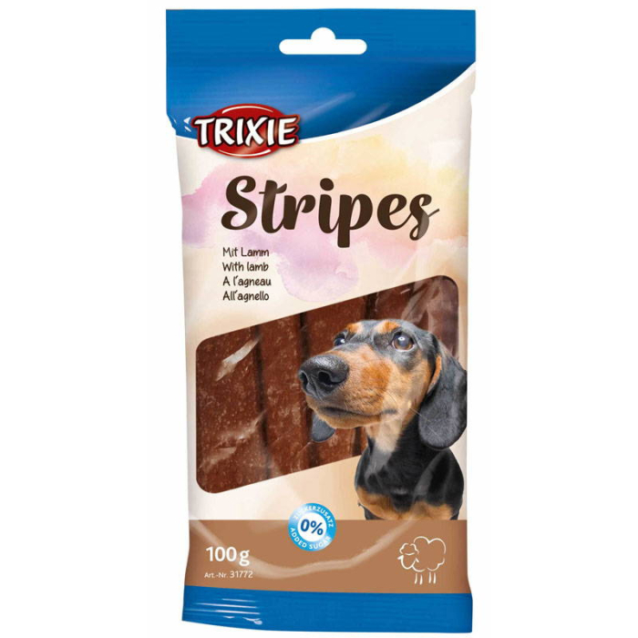 Trixie Stripes Палички з ягням для собак