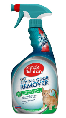 SIMPLE SOLUTION Cat Stain and Odor Remover - засіб для нейтралізації запахів і плям для котів