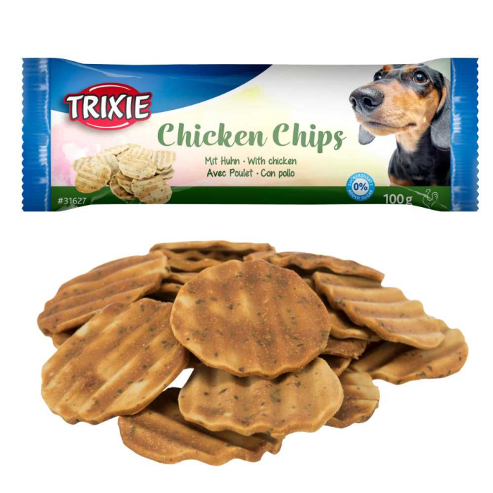 Trixie Chicken Chips Ласощі для собак зі смаком курки