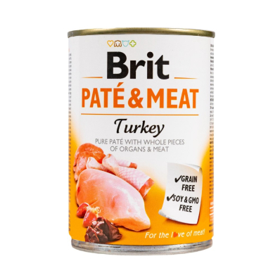 Brit Care Pate & Meat Turkey - консерва для собак з індичкою