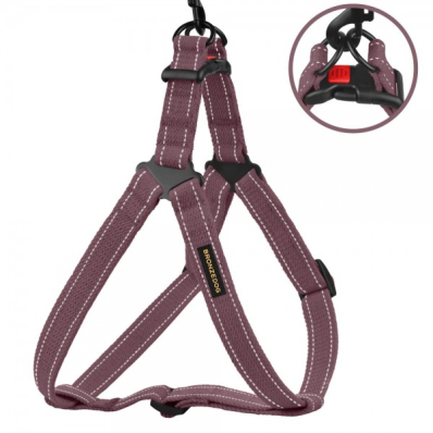 Bronzedog Cotton Стандартна брезентова шлея для собак, чері