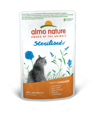 Almo Nature Holistic Functional Cat Sterilised with Chicken Вологий корм для стерилізованих котів з куркою
