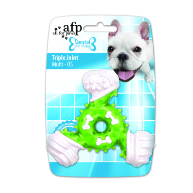 All For Paws Гризунець у формі потрійного суглоба, зелений