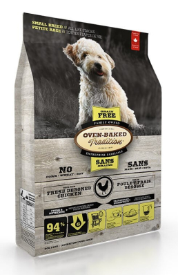 Oven-Baked Tradition grain-free chicken dog food for small breeds - Беззерновий сухий корм куркою для собак малих порід на всіх стадіях життя