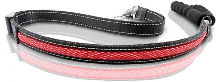 AnimAll LED Повідець регульований, червоний