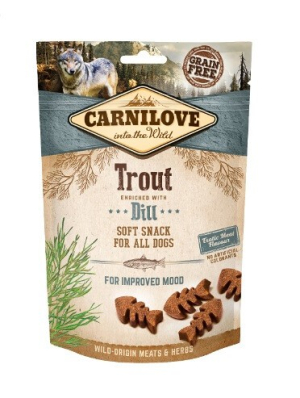 Carnilove Dog Semi-Moist Trout - беззернi напiввологi ласощі для собак