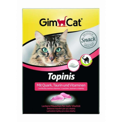 GimCat Topinis Вітамінізовані ласощі для котів, з сиром