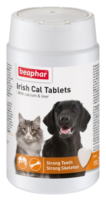 Beaphar Irish Cal Tablets Таблетки з кальцієм та фосфором для котів і собак
