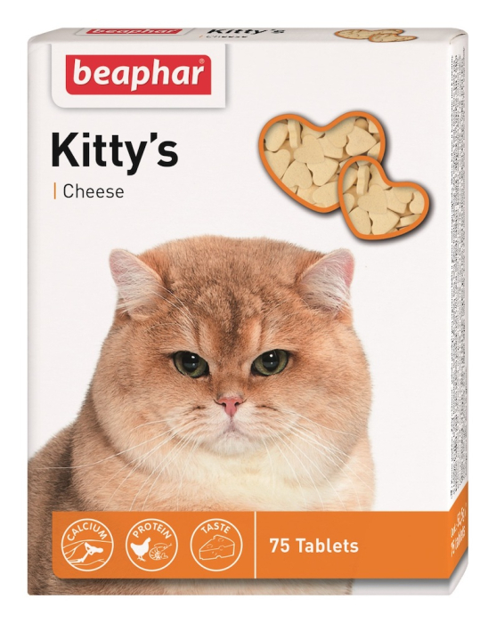 Beaphar Kitty's Cheese Вітаміни для дорослих котів
