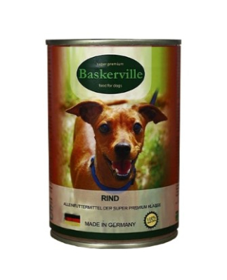 Baskerville Вологий корм з яловичиною для собак