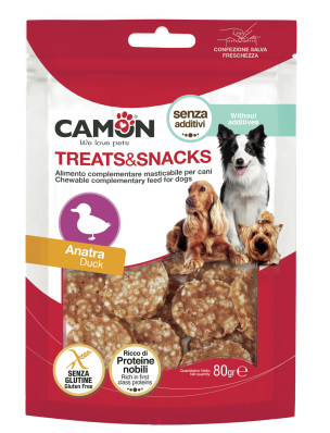 Camon Ласощі для собак монети з качки й рису