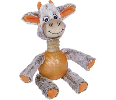 Nobby Іграшка для собак Плюшева Корова з TPR тулубом для жування