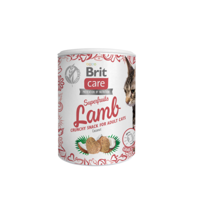 Brit Care Cat Snack Superfruits Lamb Ласощі для котів, ягня