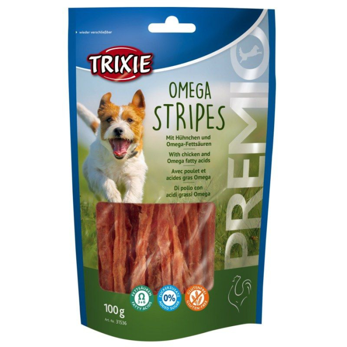 Trixie Premio Omega Stripes Курячі палички для собак