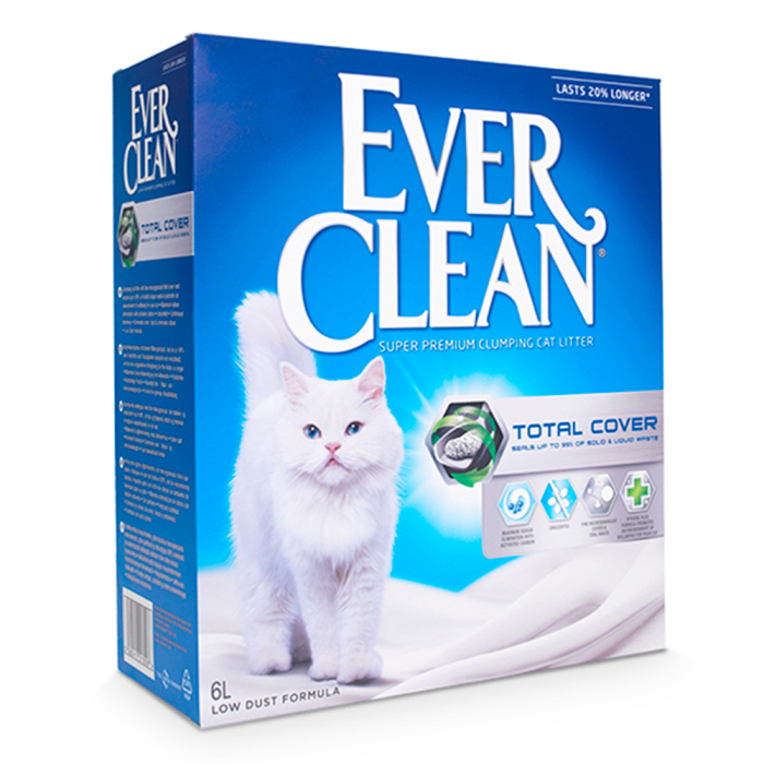 Ever Clean Total Cover Комкуючий наповнювач, з мікрогранулами