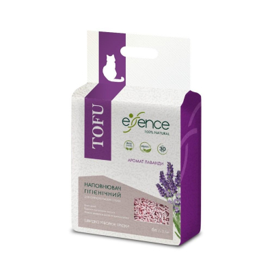 Essence Tofu Наповнювач для котячого туалету, з ароматом лаванди