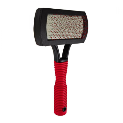 TRIXIE - щітка-пуходерка з гумовою ручкою та захисними кульками для собак