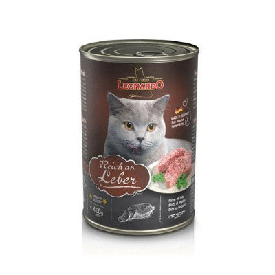 Leonardo Meat menu with liver Консерви для котів з печінкою