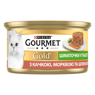 Gourmet Gold Террін з качкою, морквою та шпинатом