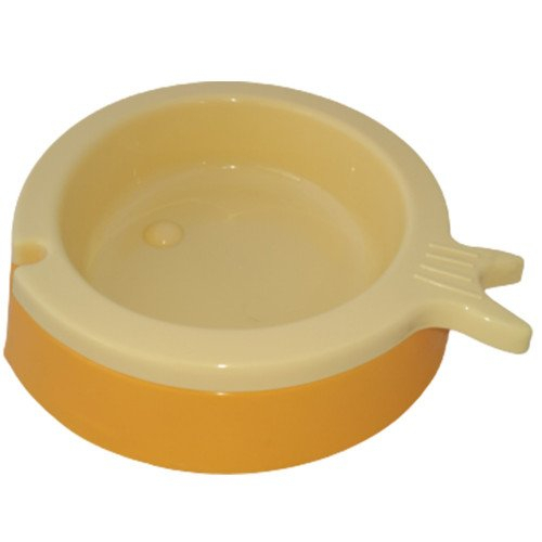 AnimAll Пластикова миска в формі рибки, для кішок, жовто-помаранчева