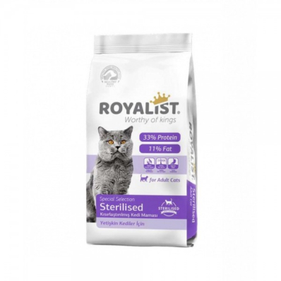 Royalist Adult Cat Food Sterilised Сухой корм с лососем для стерилизованных кошек