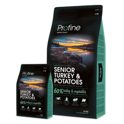 Profine Dog Senior Turkey & Potatoes - сухий корм для літніх собак порід всіх розмірів