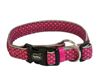 Nobbу Mesh Air Нашийник для собак, малиновий