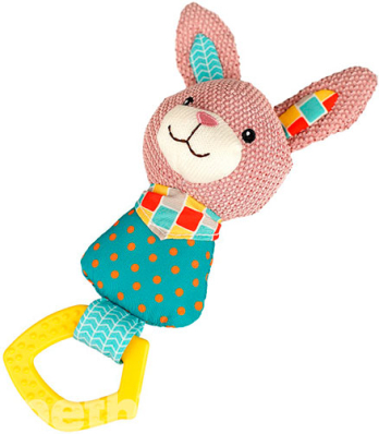 Barksi Puppy Special Іграшка Кролик з гризунцем і пискавкою для цуценят або собак малих порід