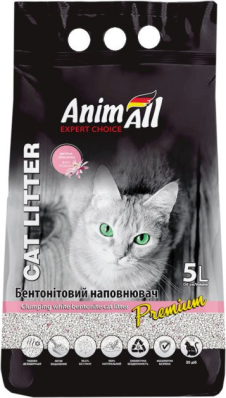AnimAll Baby Powder Бентонітовий Наповнювач для котячого туалету