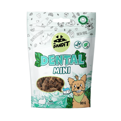 Mr. Bandit Dental Mini Ласощі для здоров'я зубів собак малих порід з кроликом