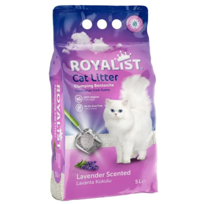 Royalist Cat Litter Lavender Scented Бентонітовий наповнювач для котячих туалетів з ароматом лаванди