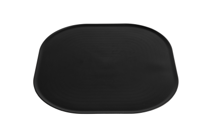 FIBOO Антиковзкий килимок під миску, чорний, 32x32 см