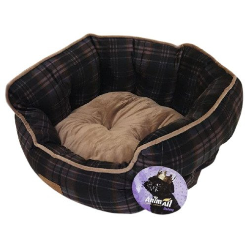 AnimAll Royal Soft-2 RED - COFFEE Лежанка для собак і котів