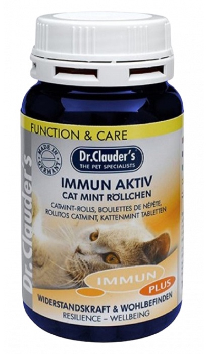 Dr.Clauder's Immun Active Cat Mint Rolls Вітамінізовані роли для зміцнення імунної системи