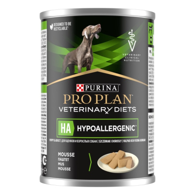 Pro Plan Veterinary Diets HA Hypoallergenic Вологий корм-дієта для лікування харчової алергії у собак будь-якого віку
