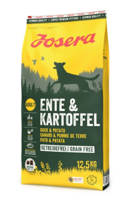 JOSERA Ente & Kartoffel - сухий беззерновий корм для дорослих собак