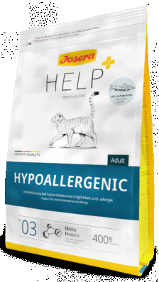 Josera Help Cat Hypoallergenic Ветеринарна дієта з лососем для зниження харчової непереносимості у котів