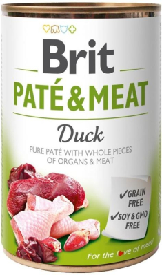 Brit Care Pate & Meat Duck - консерва для собак з качкою