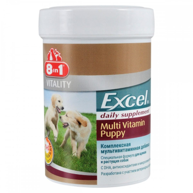 8in1 Excel Multi Vit-Puppy - вітамінно-мінеральна добавка для цуценят