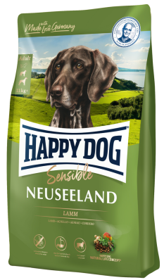 Happy Dog Sensible Neuseeland Сухий гіпоалергенний корм з ягням та рисом для дорослих собак з чутливим травленням