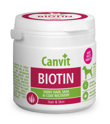 Canvit BIOTIN Dog - вітаміни для ідеальної шерсті у всіх порід собак