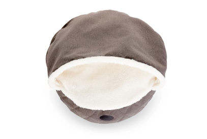 Harley and Cho Cover Brown Лежак з капюшоном для собак та котів