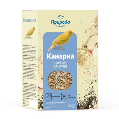 Корм "Природа" Канарейка для канарок, амадин та птахів сімейства ткачикових