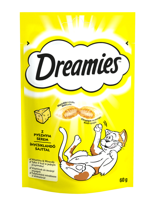 Dreamies Cheese Подушечки з сиром для котів