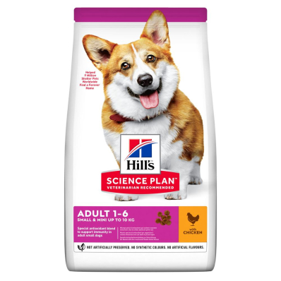Hill's SP Canine Adult Small & Mini Chicken Сухий корм для дорослих собак малих і мініатюрних порід, з куркою