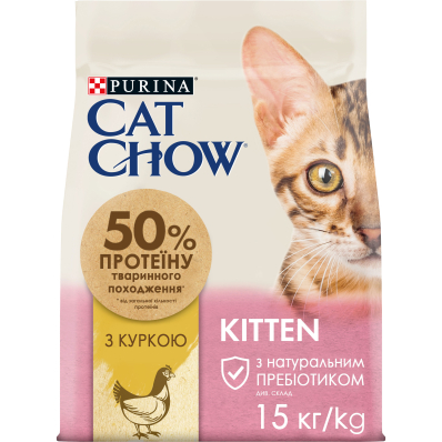 Cat Chow Kitten Сухий корм для кошенят, з куркою