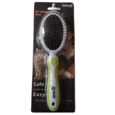 AnimAll Groom Гребінець-щітка 2 в 1, зелений